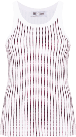 crystal-embellished tank top