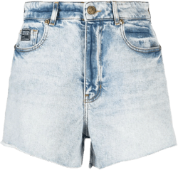 high-rise denim shorts