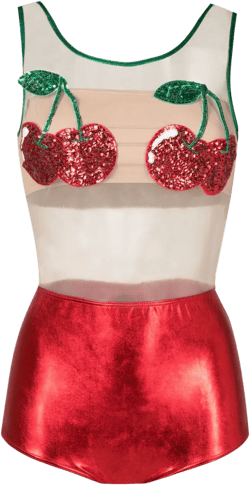 Carnaval/Festival sequin-embellished metallic one-piece