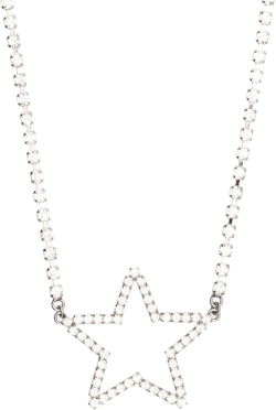 crystal-embellished star necklace