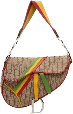 2004 Diorissimo Rasta Saddle shoulder bag