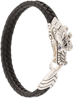 Legends Naga sapphire leather bracelet