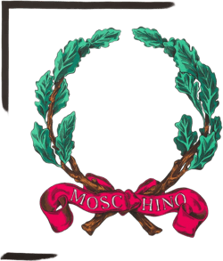 logo-print scarf