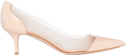 Plexi 55mm patent leather pumps