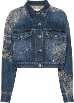 Isleya cropped denim jacket