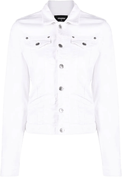 buttoned long-sleeve jacket