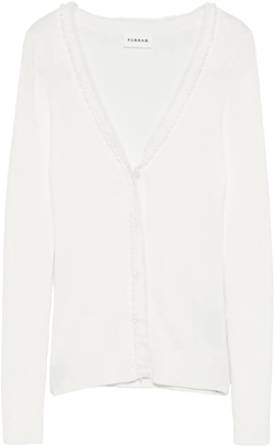 bead-embellished cardigan