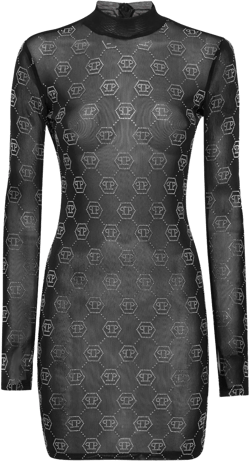 monogram tulle dress