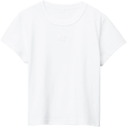 Puff Logo Shrunken Tee In Cotton Jersey   