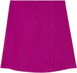 A-LINE SUEDE SKIRT