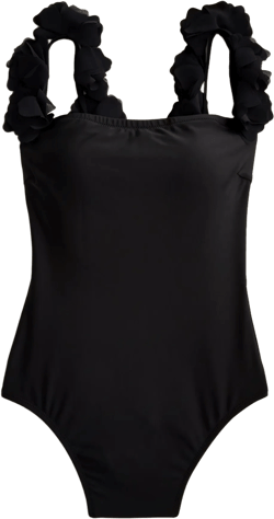 Flower-strap One-piece Swimsuit For Women