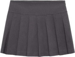 Pleated mini-skirt