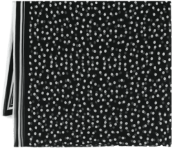 polka dot silk scarf