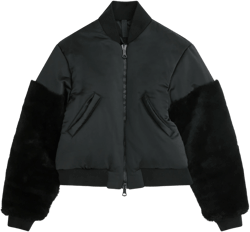 Triple Black Bomber Jacket