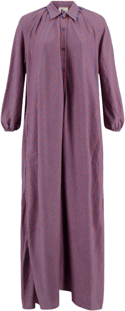 x Marrakshi Life striped cotton maxi dress