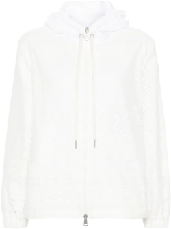 Leimone lace hooded jacket