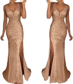 Fashion Elegant Female Party Ruffled Ribbed Maxi Flare Long Sleeve Solid Color Round Neck Pleated Dress