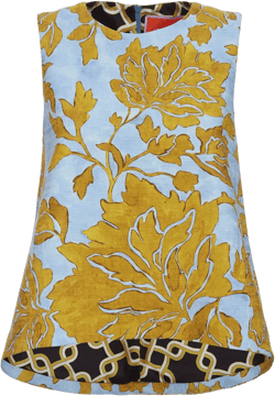 La Scala cotton-blend top