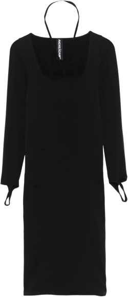 sculpting jersey midi dress