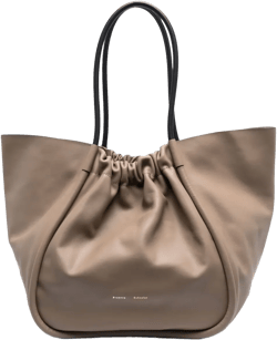 Ruched XL tote bag