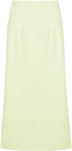 Fenda side-slit midi skirt