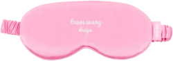 logo-embroidered silk-satin eye mask