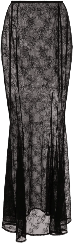 rose maxi skirt