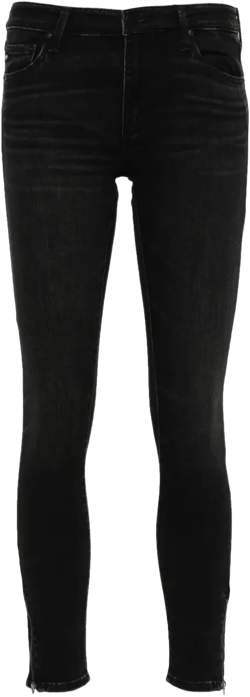 mid-rise skinny jeans