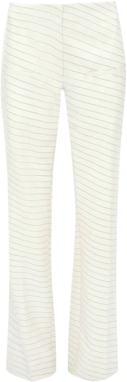 tailored straight-leg trousers