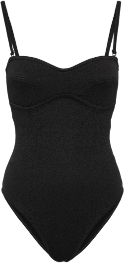 Bandeau Swimsuit In Black