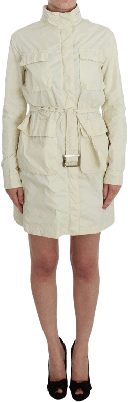 Chic Beige Trench Jacket Coat