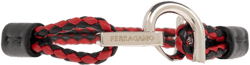 Knitting Bracelet In Red
