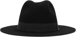 wool-blend fedora hat
