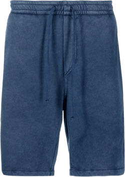 drawstring cotton track shorts 