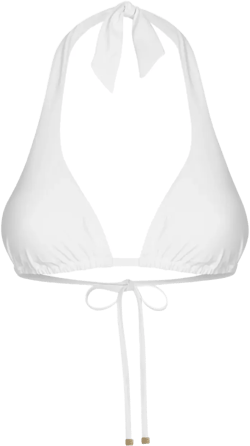 halterneck triangle bikini top