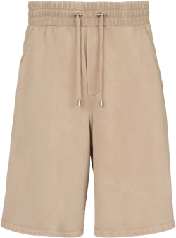logo-embroidered cotton shorts