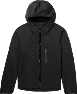 Sattouf Logo-print Shell Hooded Jacket In Black