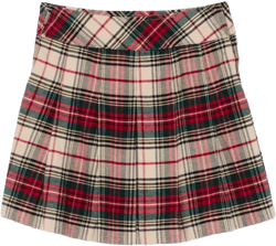 plaid skirt