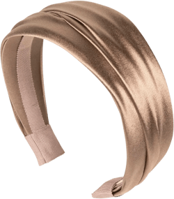 Natasha satin-finish headband