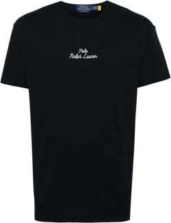 logo-embroidered T-shirt