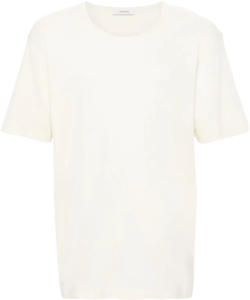 round-neck cotton T-shirt