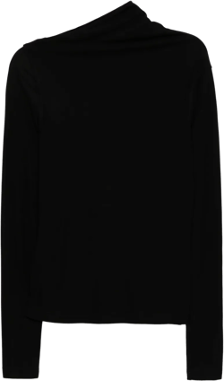 draped jersey top