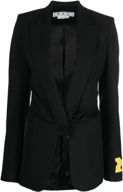 Dry Wo Black Twisted Jacket In Multicolour