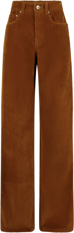 wide-leg corduroy trousers