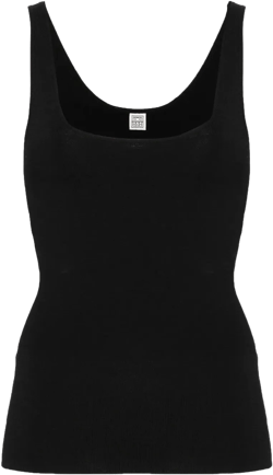 fine-knit tank top