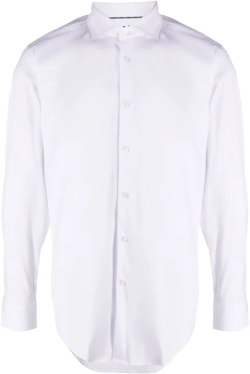 spread-collar shirt