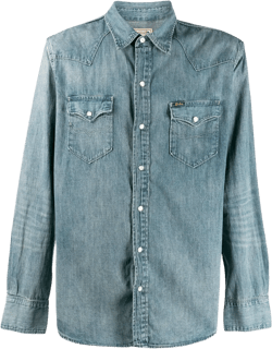 western denim shirt