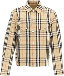 Jacket Plaid Pattern Front Pockets In Pink