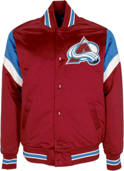 Men's Bomber Jacket Nhl Heavyweight Satin Jacket Colava Original Team Colors