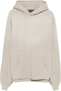 seam-detail hoodie
